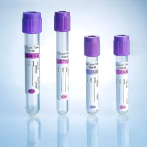 Tubos de Recolección de Sangre - Tubo Tapa Lila (EDTA), 4ml